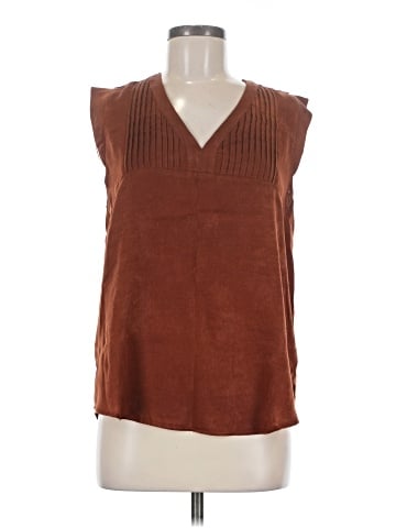 Hem & Thread Sleeveless Blouse (view 1)