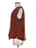 Hem & Thread 100% Polyester Brown Sleeveless Blouse Size M - photo 5