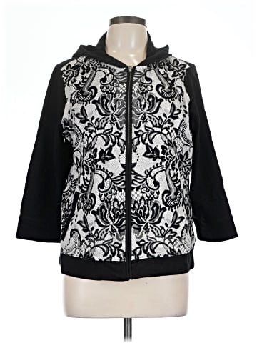 Zenergy by Chico's Zip Up Hoodie (view 1)