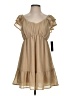 Blush 100% Polyester Tan Casual Dress Size S - photo 1
