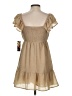Blush 100% Polyester Tan Casual Dress Size S - photo 2