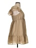 Blush 100% Polyester Tan Casual Dress Size S - photo 4