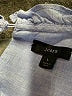 J.Crew 100% Linen Blue Short Sleeve Blouse Size L - photo 7