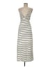 Zara Stripes Ivory Casual Dress Size M - photo 1