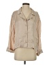 NATION LTD Tan 3/4 Sleeve Button-Down Shirt Size XS - photo 1