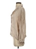 NATION LTD Tan 3/4 Sleeve Button-Down Shirt Size XS - photo 5