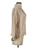 NATION LTD Tan 3/4 Sleeve Button-Down Shirt Size XS - photo 4