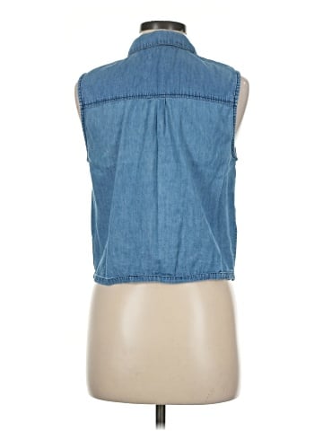 Charlotte Russe Denim Vest (view 2)