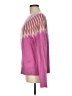 Ann Taylor LOFT Chevron-herringbone Pink Pullover Sweater Size M - photo 5