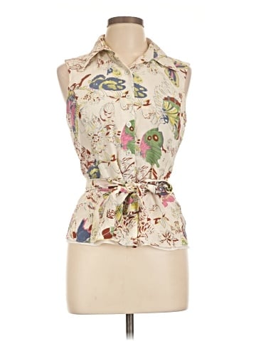CAbi Sleeveless Button-Down Shirt (view 1)