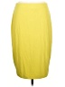 Express Solid Yellow Casual Skirt Size L - photo 1
