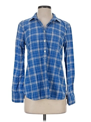 J.Crew Factory Store Long Sleeve Button-Down Shirt (view 1)