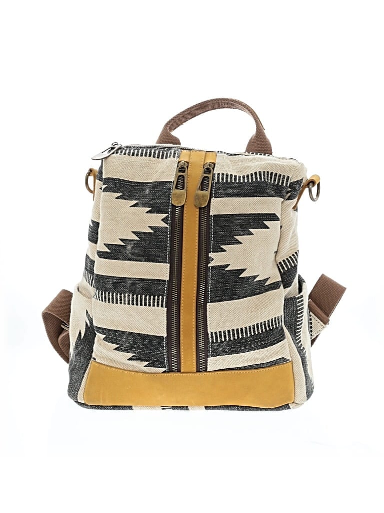 Pre-owned Assorted Brands Backpack In Gray