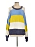 Aerie Color Block Blue Pullover Sweater Size L - photo 1