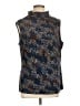 DKNY Blue Sleeveless Blouse Size L - photo 1