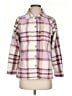 Lands' End 100% Polyester Plaid Purple Coat Size XS (petite) - photo 1