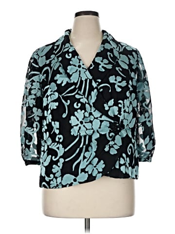 Alex Evenings 3/4 Sleeve Blouse (view 1)
