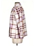 Lands' End 100% Polyester Plaid Purple Coat Size XS (petite) - photo 5