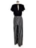 Just Be... Stripes Black Jumpsuit Size 1X - photo 2