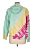 No Boundaries Tie-dye Green Teal Pullover Hoodie Size L - photo 2