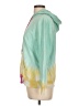No Boundaries Tie-dye Green Teal Pullover Hoodie Size L - photo 5