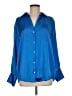 Zara Blue 3/4 Sleeve Blouse Size M - photo 1