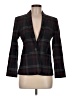 Express Plaid Burgundy Blazer Size 6 - photo 1