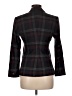 Express Plaid Burgundy Blazer Size 6 - photo 2