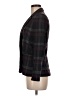 Express Plaid Burgundy Blazer Size 6 - photo 5