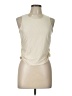 Active by Old Navy Ivory Sleeveless T-Shirt Size L - photo 1