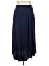 Simlu Solid Blue Casual Skirt Size 3X - photo 1