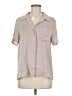 Barefoot Dreams 100% Polyester Tan Short Sleeve Blouse Size M - photo 1