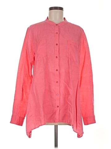 Eileen Fisher Long Sleeve Button-Down Shirt (view 1)