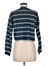 Romwe 100% Polyester Blue Long Sleeve T-Shirt Size M - photo 2