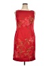 Talbots Red Cocktail Dress Size 16 Petite - photo 1