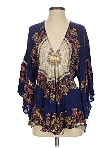 Free People 3/4 Sleeve Blouse (view 1)