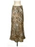 Zara Animal Print Gold Tan Casual Skirt Size S - photo 1