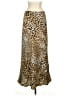 Zara Animal Print Gold Tan Casual Skirt Size S - photo 2