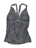 Cupshe Polka Dots Gray Swimsuit Top Size L - photo 1