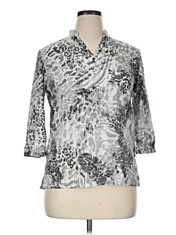 Alfred Dunner 3/4 Sleeve Blouse (view 1)