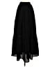 Unbranded 100% Polyester Solid Black Casual Skirt Size S - photo 1