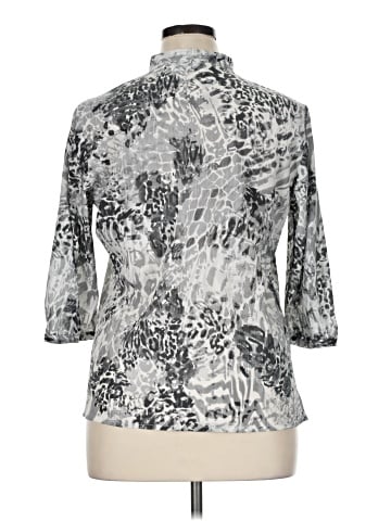 Alfred Dunner 3/4 Sleeve Blouse (view 2)