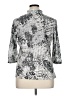 Alfred Dunner 100% Polyester Silver 3/4 Sleeve Blouse Size 14 (petite) - photo 2