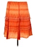 Assorted Brands 100% Silk Orange Silk Skirt Size 14 - photo 2