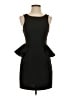 BCBGeneration Solid Black Cocktail Dress Size 4 - photo 1