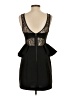 BCBGeneration Solid Black Cocktail Dress Size 4 - photo 2