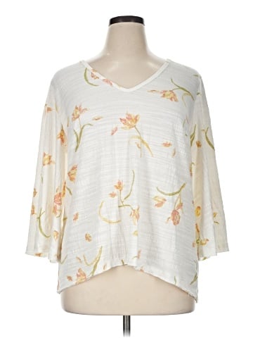 wonderly 3/4 Sleeve Blouse (view 1)