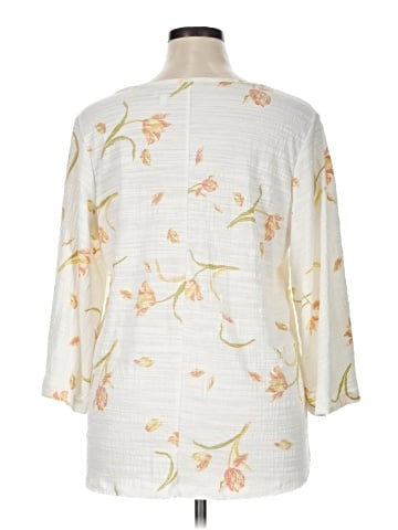 wonderly 3/4 Sleeve Blouse (view 2)