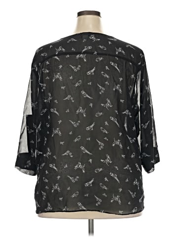 Torrid 3/4 Sleeve Blouse (view 2)