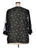 Torrid Black 3/4 Sleeve Blouse Size 3X Plus (3) - photo 2